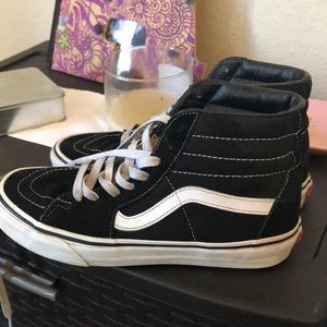 Black high top vans